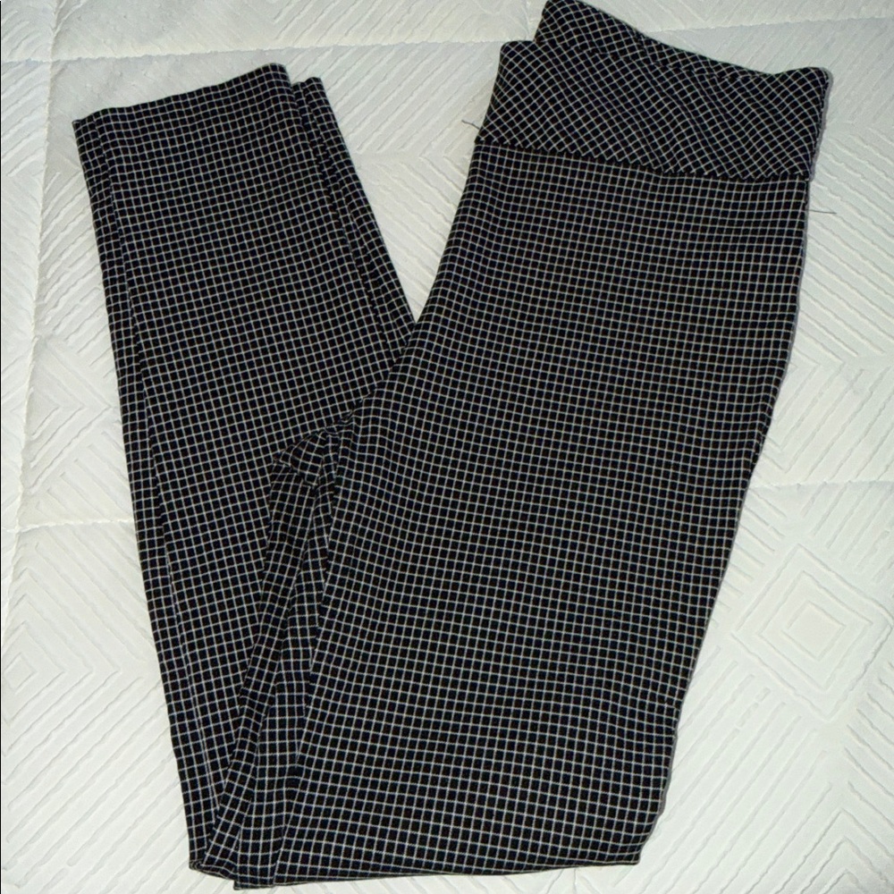 Black and White Checkered Pants
